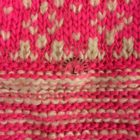 NWT | Aeropostale | sweater | pink & white - Picture 7 of 14